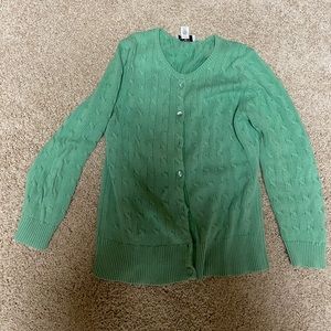 LOFT Green womens XS cardigan